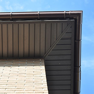 Bottom view of Soffit under roof