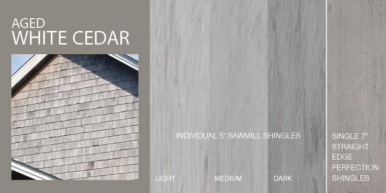 Driftwood shake siding